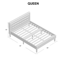 Load image into Gallery viewer, Pinheiro Tufted Upholstered Low Profile Platform QUEEN Bed 7212RR
