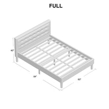 Load image into Gallery viewer, Full Linen Pinheiro Tufted Upholstered Platform Bed (SB614)
