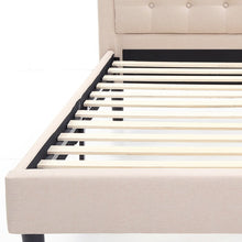 Load image into Gallery viewer, Full Linen Pinheiro Tufted Upholstered Platform Bed (SB614)
