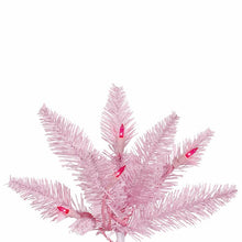 Load image into Gallery viewer, Pink Fir Artificial Christmas Tree with Pink Lights #1244HW
