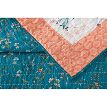 Load image into Gallery viewer, Pink Standard Cotton 180 TC Reversible 3 Piece Quilt Set, 5699RR
