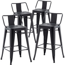 Load image into Gallery viewer, Black Pinney Counter &amp; Bar Stool (Set of 4), bar stools
