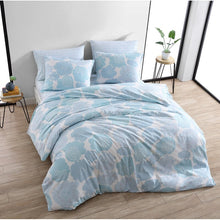 Load image into Gallery viewer, Pioni Blue/White Standard Cotton 200 TC Reversible Comforter KING Set 6824RR
