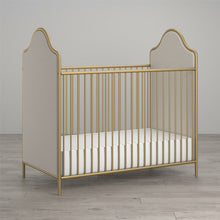 Load image into Gallery viewer, Gold Piper 2-in-1 Convertible Upholstered Crib AS-IS 4906RR
