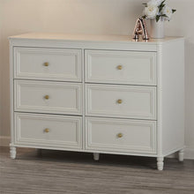 Load image into Gallery viewer, Piper 6 Drawer Double Dresser White #1556HW
