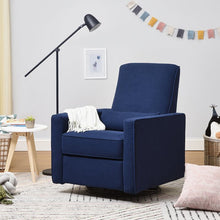 Load image into Gallery viewer, Navy Blue Piper Swivel Reclining Glider ( AP590 )
