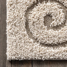 Load image into Gallery viewer, Pipers Shag Performance Cream/Beige Rug 7&#39;10&quot; x 10
