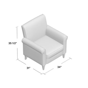 Pitts 34'' Wide Armchair 6803RR