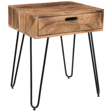 Load image into Gallery viewer, Plaistow Solid Wood End Table with Storage
