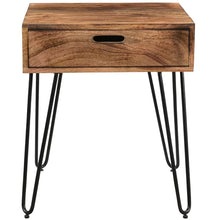Load image into Gallery viewer, Plaistow Solid Wood End Table with Storage
