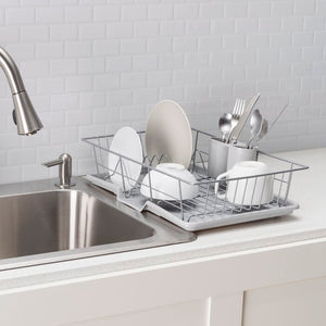 3 Piece Steel/Plastic Dish Rack AP463