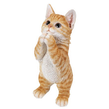 Load image into Gallery viewer, Praying Tabby Kitten Statue # 9367

