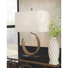 Load image into Gallery viewer, Pleasant Avenue 28&quot; Gold Table Lamp
