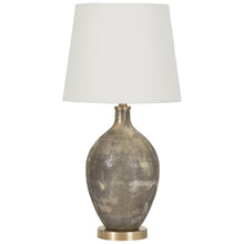 Load image into Gallery viewer, Plemons 29&quot; Gray/Gold Table Lamp 7006RR
