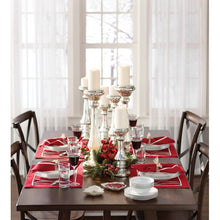 Load image into Gallery viewer, Poinsettia &amp; Berry Centerpiece, #6202
