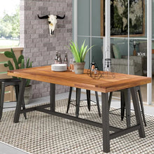 Load image into Gallery viewer, Polanco Solid Wood 6 - Person Dining Table
