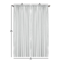 Load image into Gallery viewer, Polyester Curtain 28 x 84 (Set of 4)
