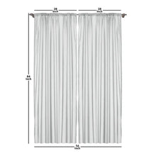 Load image into Gallery viewer, Polyester Curtain 28 x 84 (Set of 2)
