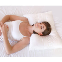 Load image into Gallery viewer, Standard White Polyester Medium Support Pillow #ND1027
