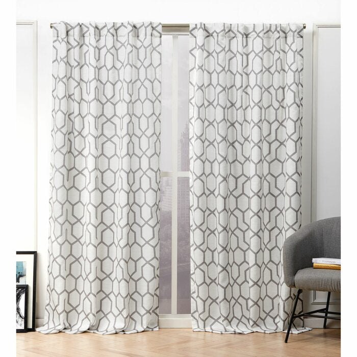 Polyester Room Darkening Curtain Pair 54