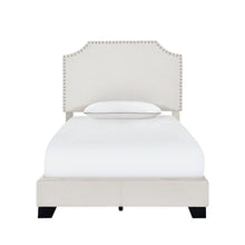 Load image into Gallery viewer, Light Gray Pomfret Upholstered Low Profile Standard Bed 2575AH
