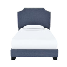 Load image into Gallery viewer, Pomfret Upholstered Low Profile Standard TWIN Bed OG419
