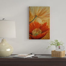 Load image into Gallery viewer, 32&quot; H x 22&quot; W x 2&quot; D Poppy Duet by Cherie Roe Dirksen - Print on Canvas 7490RR
