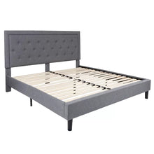 Load image into Gallery viewer, Porcaro Tufted Low Profile Bed king
