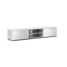 Load image into Gallery viewer, Porch &amp; Den Match 2-Drawer and 2-Shelf TV Stand - White High Gloss 5954RR
