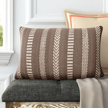 Load image into Gallery viewer, 13&#39;&#39; H x 21&#39;&#39; W x 6&#39;&#39; D Positano Embroidered Throw Pillow
