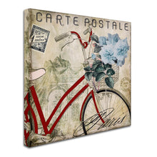 Load image into Gallery viewer, 24&quot; H x 24&quot; W x 2&quot; D Postale Paris II by Color Bakery - Graphic Art on Canvas 2817AH
