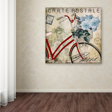 Load image into Gallery viewer, 24&quot; H x 24&quot; W x 2&quot; D Postale Paris II by Color Bakery - Graphic Art on Canvas 2817AH
