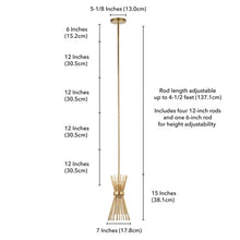 Load image into Gallery viewer, Postma 1 - Light Unique / Statement Hourglass Pendant
