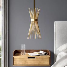 Load image into Gallery viewer, Postma 1 - Light Unique / Statement Hourglass Pendant
