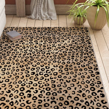 Load image into Gallery viewer, Poteat Animal Print Black Area Rug 7473
