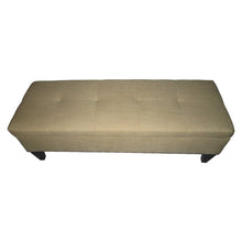 Load image into Gallery viewer, Potrero Wood Flip Top Storage Bench Sand *AS IS
