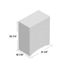 Load image into Gallery viewer, Poulson 4 Drawer 31.1&#39;&#39; W Chest
