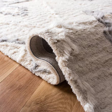 Load image into Gallery viewer, Powell Geometric Handmade Tufted Wool Area Rug in Ivory /Gray Rectangle
