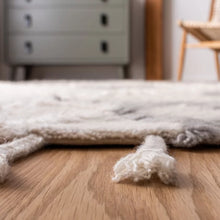 Load image into Gallery viewer, Powell Geometric Handmade Tufted Wool Area Rug in Ivory /Gray Rectangle
