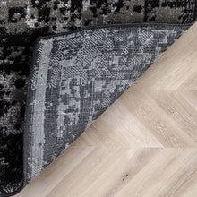 Load image into Gallery viewer, Power Loom Performance Black/Gray Rug, Rectangle 7&#39;10&quot; x 9&#39;10&quot;
