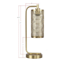 Load image into Gallery viewer, Plated Gold Powley 18.5&quot; Table Lamp Set (Set of 2)

