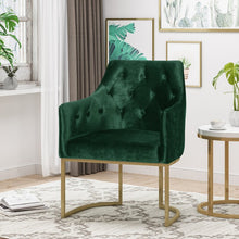 Load image into Gallery viewer, Poynor 26&#39;&#39; Wide Tufted Velvet Armchair
