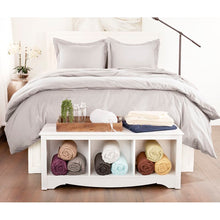 Load image into Gallery viewer, Prague Microfiber Duvet Cover FULL/QUEEN Set EC1347
