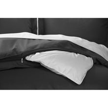 Load image into Gallery viewer, Full/Queen Duvet Cover + 2 Shams Onyx Prague Microfiber Duvet Cover Set
