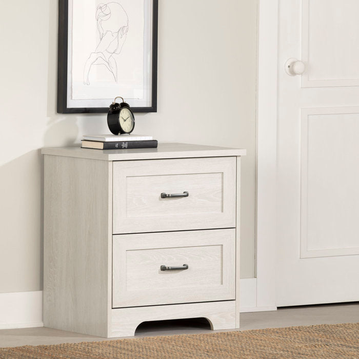 25'' H X 23'' W X 17'' D Prairie 2 Drawer Nightstand