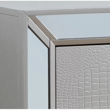 Load image into Gallery viewer, Silver/Champagne Prange 28&#39;&#39; Tall 2 - Drawer Nightstand
