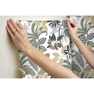28.29 sq. ft. Prathersville Peel & Stick Floral Wallpaper