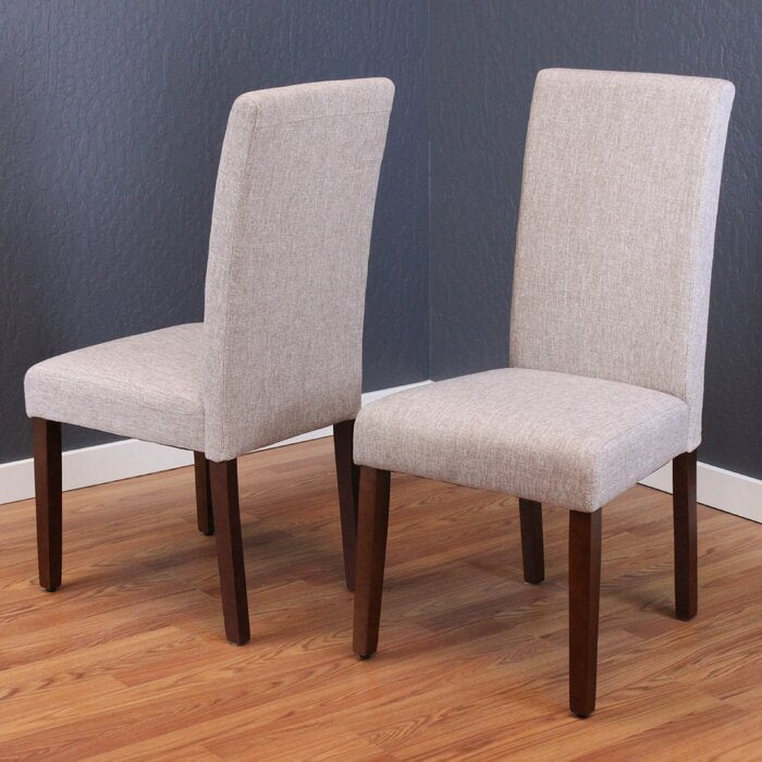 Precita Upholstered Dining Chair In Beige Sand (Set of 2) AP37