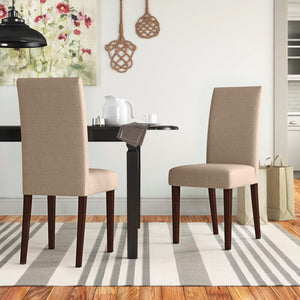 Precita Upholstered Dining Chair In Beige Sand (Set of 2) AP37