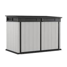 Load image into Gallery viewer, Premier Jumbo 4 ft. 7.5 in. W x 2 ft. 8.3 in. D Resin Horizontal Garbage Shed MRM1552
